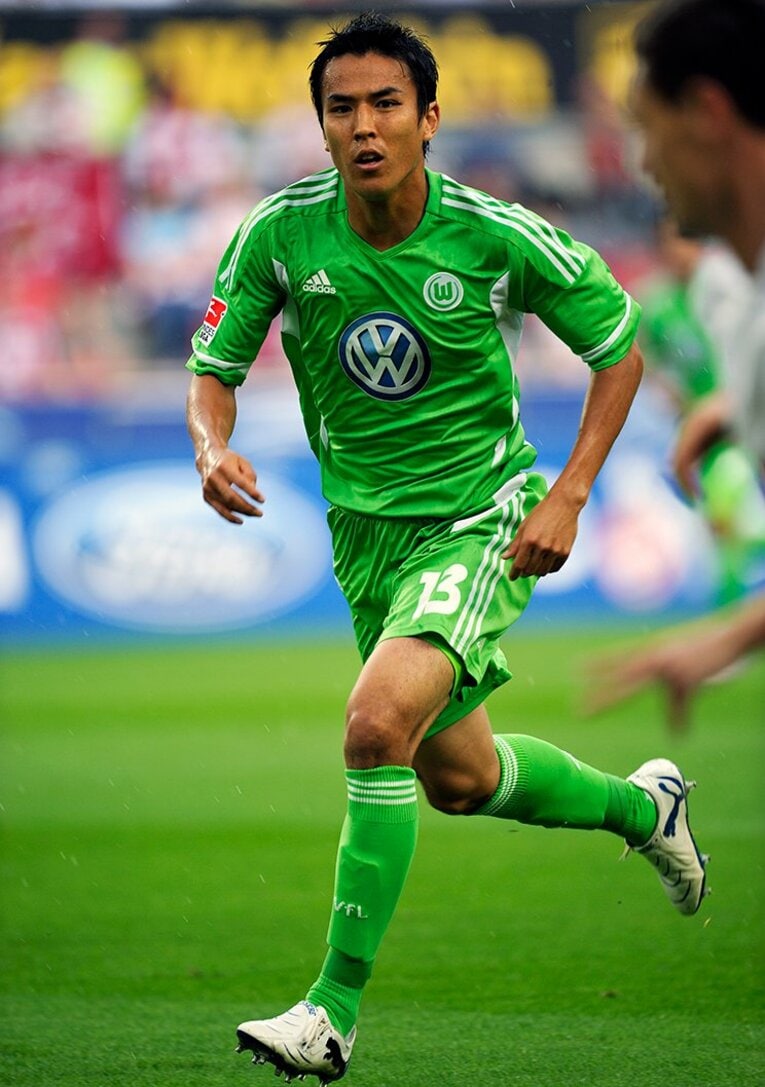 ヴォルフスブルク時代の長谷部（2010-11シーズン） ©Takuya Sugiyama