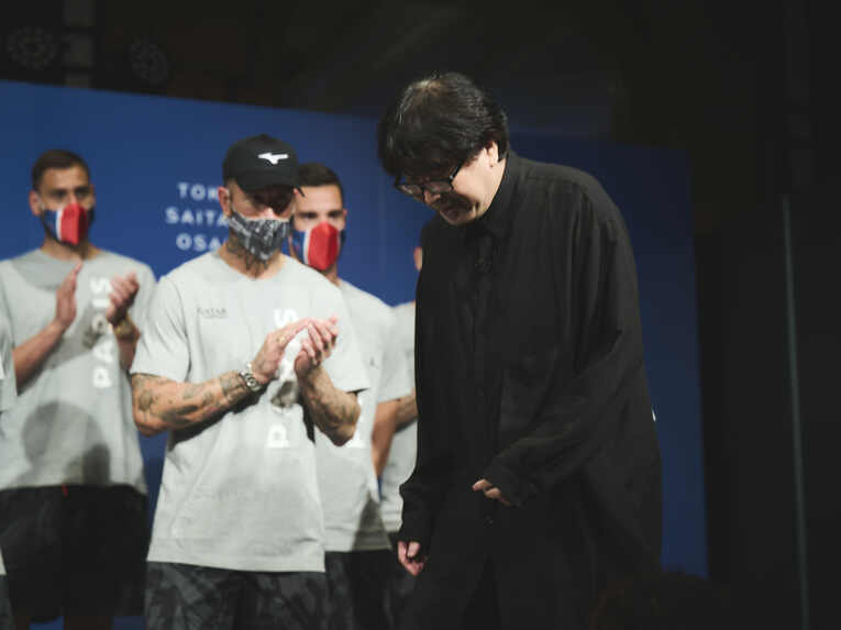 7月19日のレセプションパーティーには『キャプテン翼』の高橋陽一先生も登場　©Yuki Suenaga