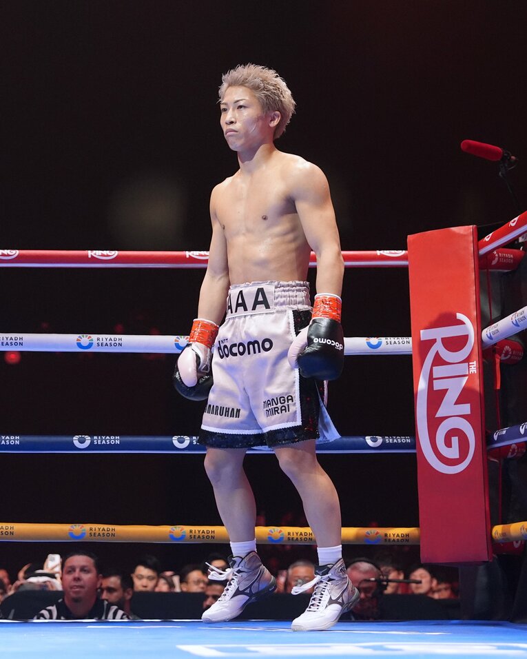 試合開始直前の井上尚弥　©Naoki Fukuda