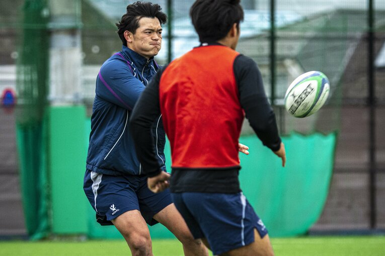 明治大ラグビー部キャプテン・廣瀬雄也（2023年）　©︎Takuya Sugiyama