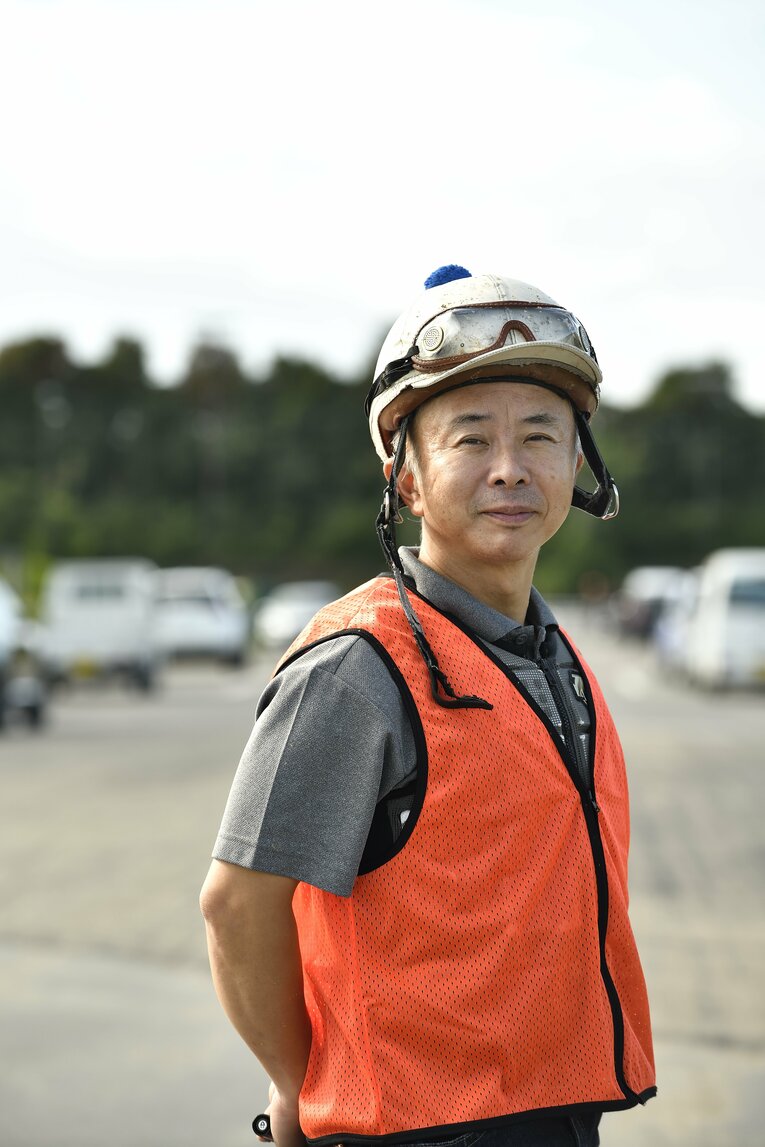 現在は調教師の中舘英二　©Takashi Shimizu