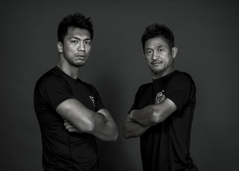 村田諒太と三浦知良の対談（2018年）　©Takuya Sugiyama