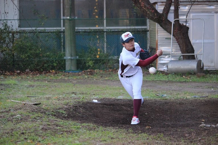 体を大きく使いながら、脱力したフォームを習得した遠江　©︎Yu Takagi