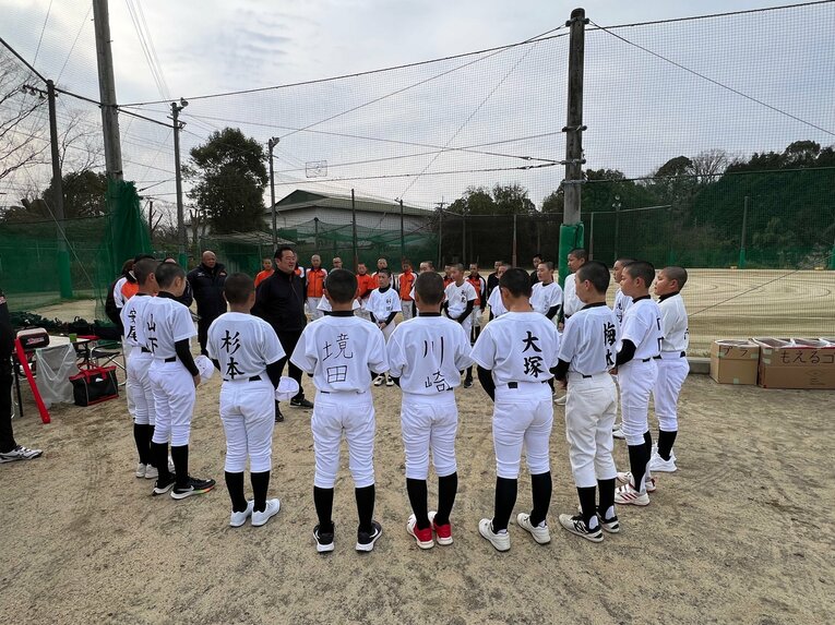 現在の生駒ボーイズのトレーニング風景　©Takeshi Shimizu
