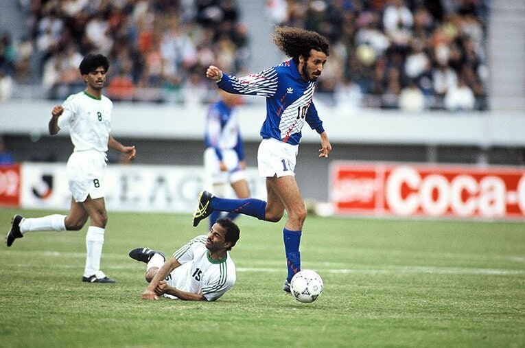 1992年のラモス瑠偉　©Sports Graphic Number