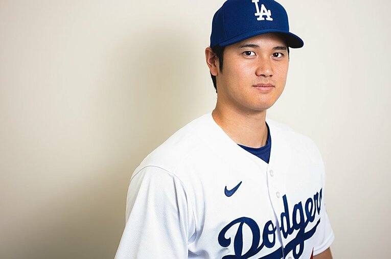 今シーズンからドジャースで活躍する大谷翔平。Number本誌のロングインタビューに応じた ／ photograph by Nanae Suzuki