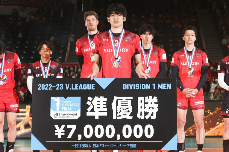 サントリーサンバーズ 小野遥輝　©︎V.LEAGUE