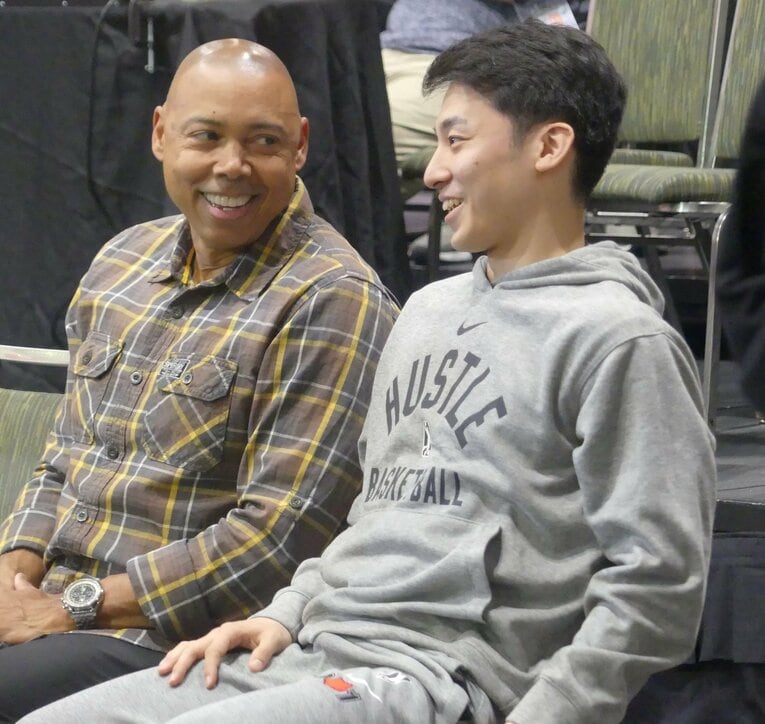 2024年、Gリーグショーケースにて（筆者撮影）