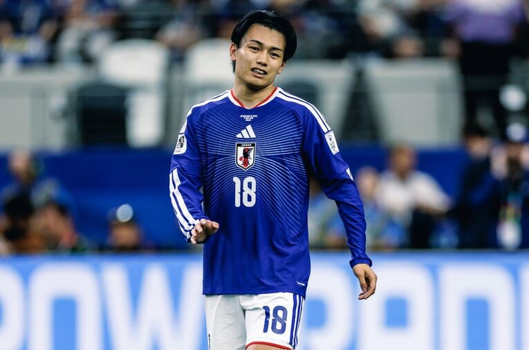 代表でCFを務める上田綺世はオランダリーグの得点王にまでなった　©Kiichi Matsumoto