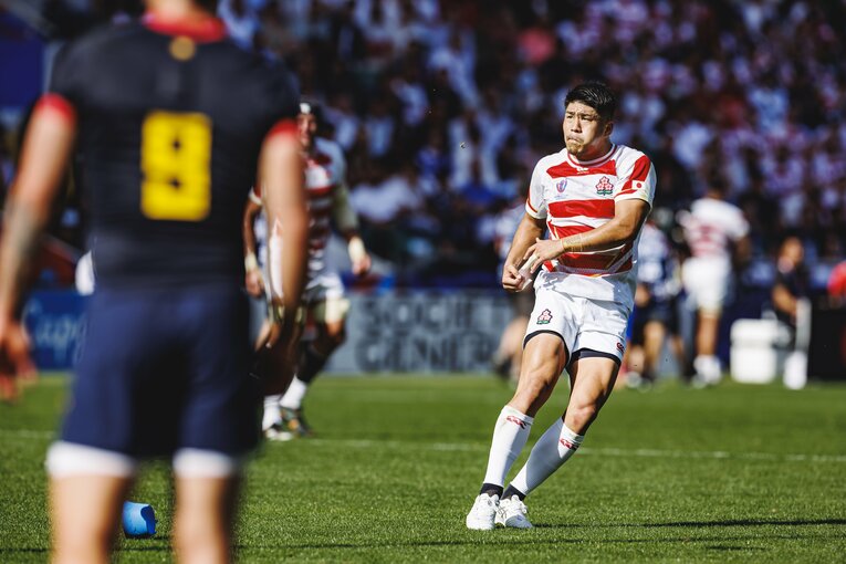 松田力也（2023年ラグビーW杯アルゼンチン戦）　©︎Kiichi Matsumoto