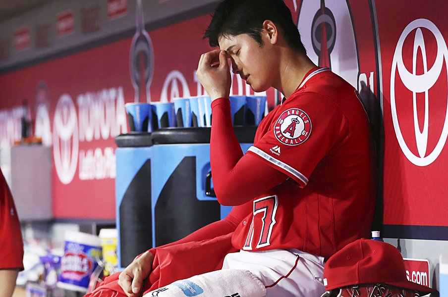 肘靭帯損傷でdl入りした大谷翔平 2月から指摘されていた 兆候 とは Mlb Number Web ナンバー