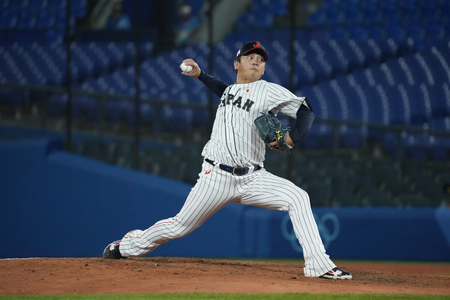 東京五輪では２試合に登板し無失点。日本代表の金メダル獲得に貢献した　©︎JMPA