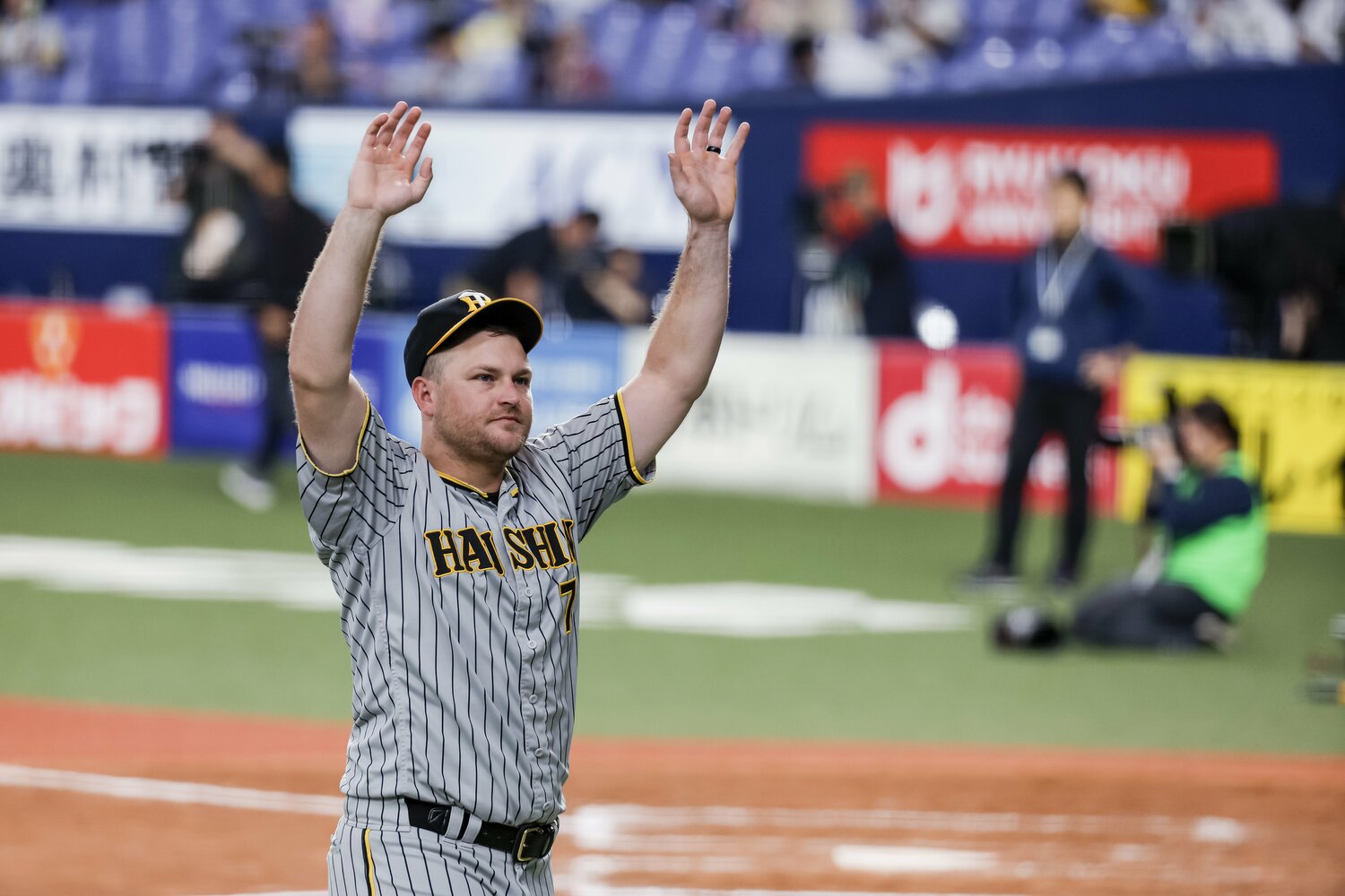 外国人ながら今季の阪神の「岡田野球」を体現したノイジー　©Kiichi Matsumoto