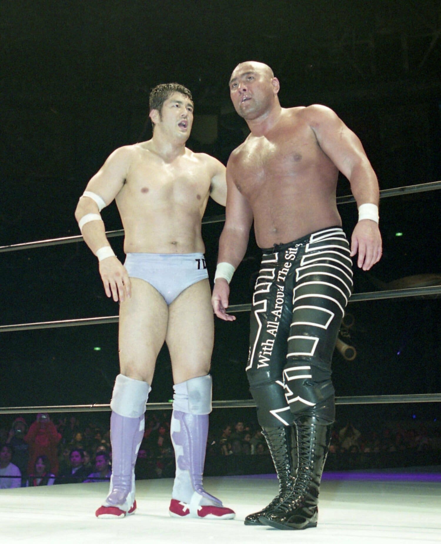 2000年12月31日「INOKI BOM-BA-YE」で武藤とタッグを高田　©︎東京スポーツ新聞社