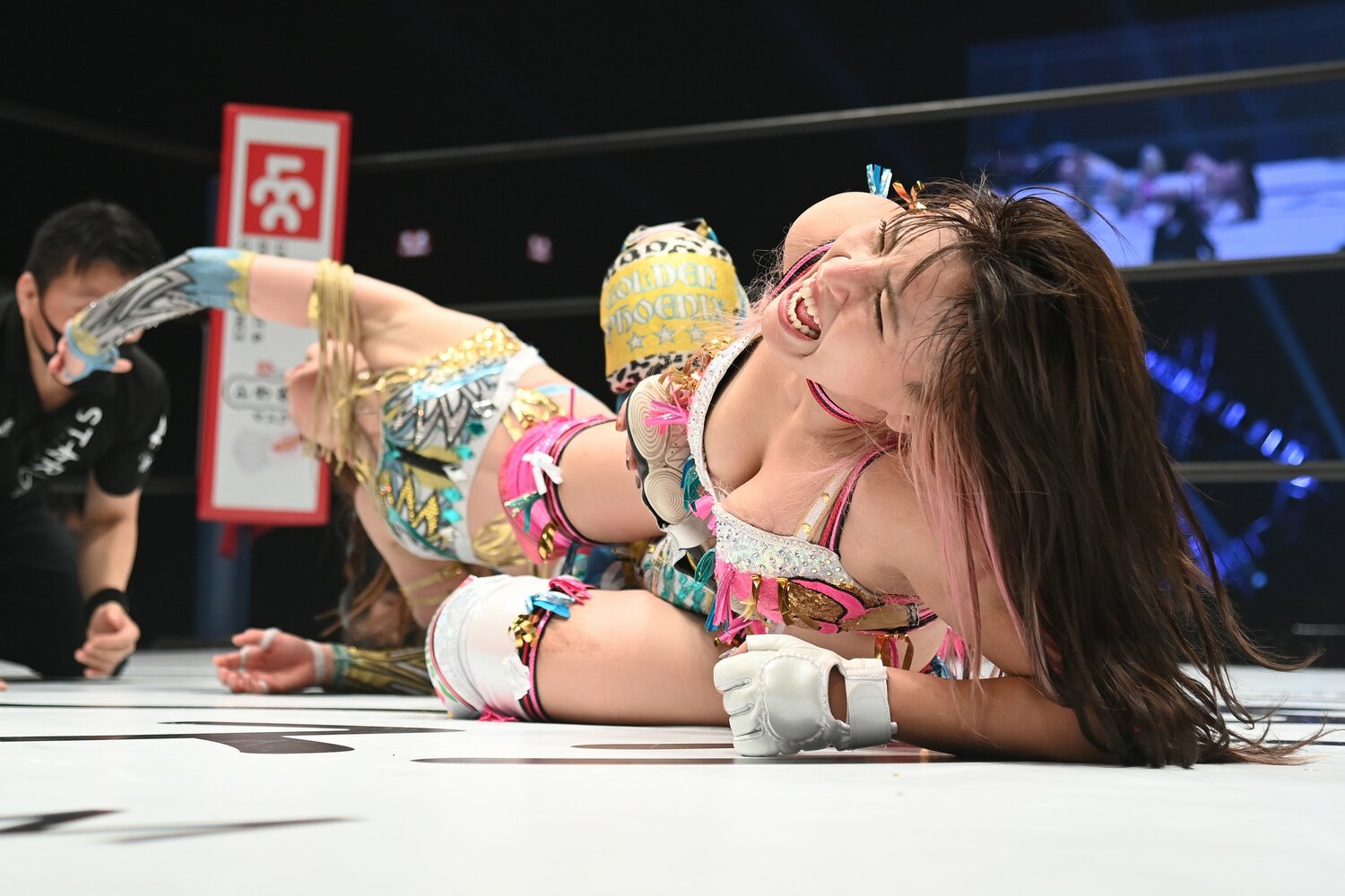 歯もなくなって 顎もズレて 超地獄だけど スターダム王座戦で負傷 プロレスラー 白川未奈はそれでも 希望のベルト を追い続ける 2 4 プロレス Number Web ナンバー