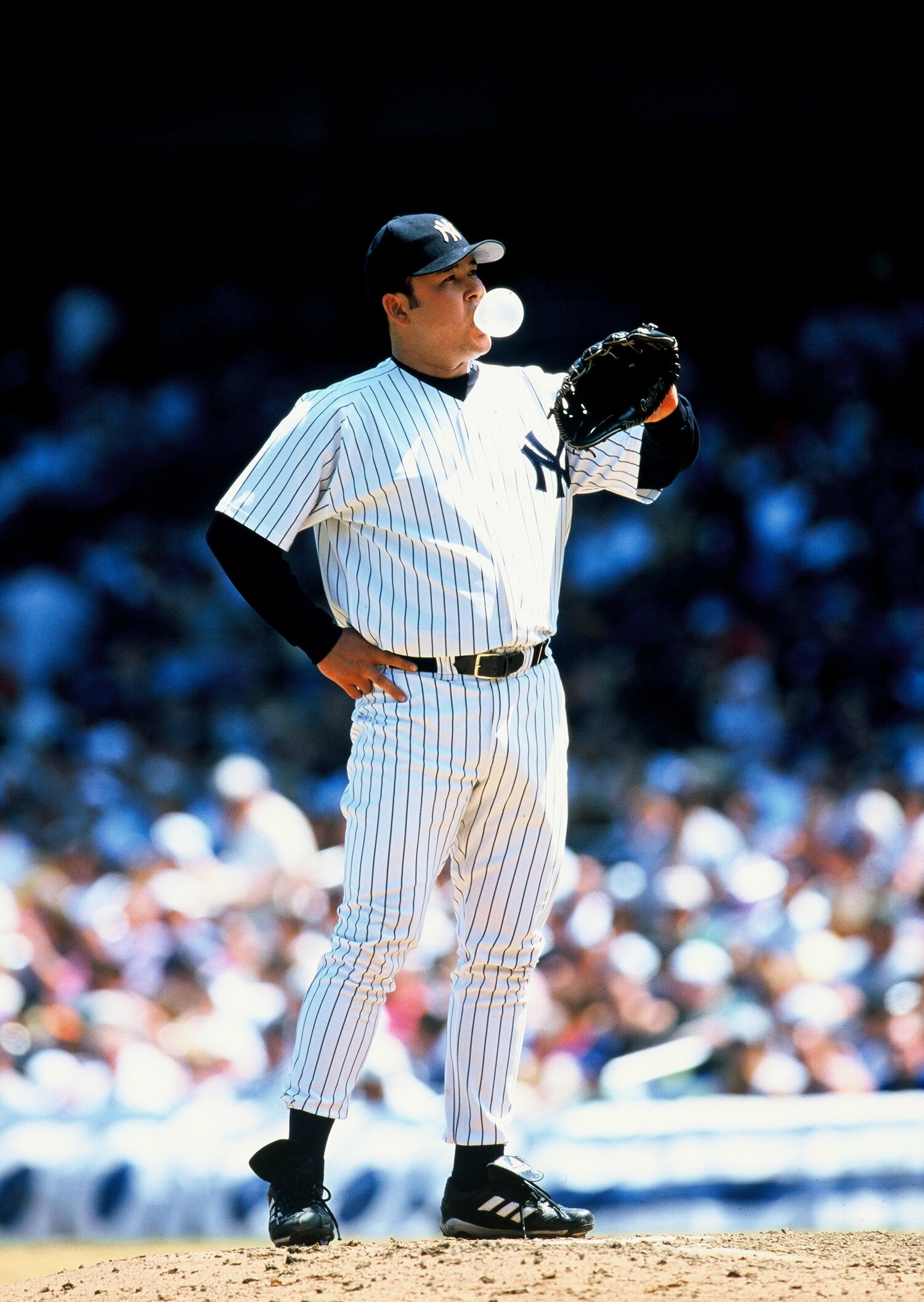 ヤンキース時代の伊良部　©︎Kazuaki Nishiyama