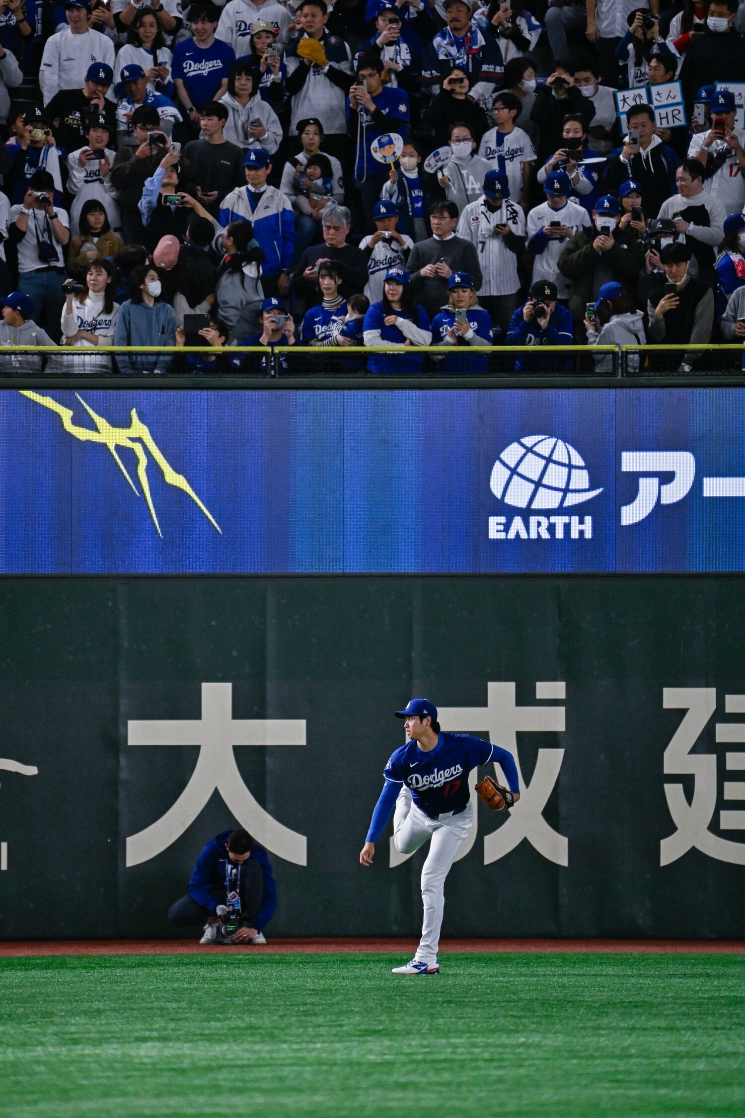 キャッチボールの強度は投球練習に近いものだったという　©Nanae Suzuki