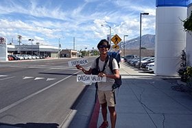 今度は大きめのボードを持って再挑戦。 