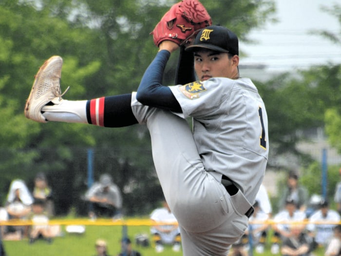 「ピッチャー歴たった1年、甲子園出場ゼロなのに…」オリックス3位指名のウラ側…193cm山口廉王(仙台育英高)とは何者か? 監督は「ドラ1候補でもおかしくなかった」<Number Web> photograph by Asahi Shimbun