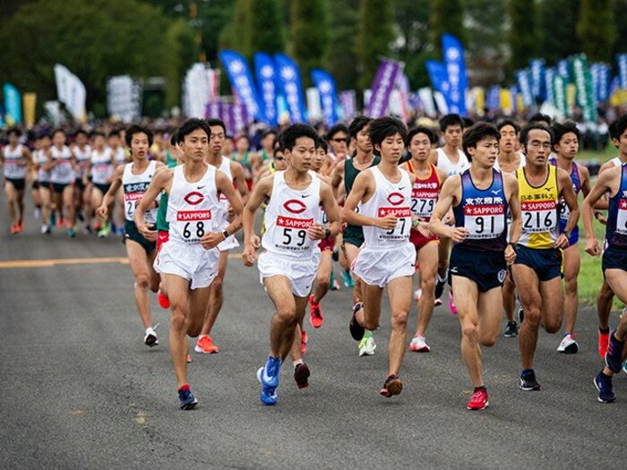 中央大「涙のスピーチ」から2年。箱根予選会で感じた前向きな気配。<Number Web> photograph by Yuki Suenaga