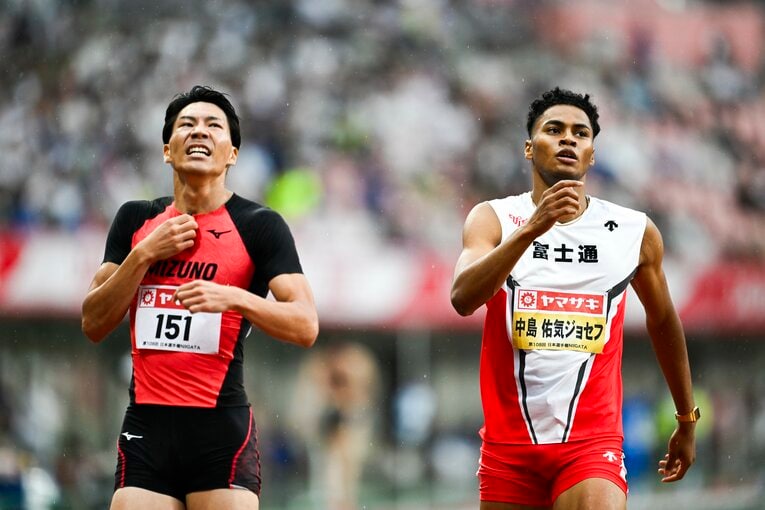 佐藤風、中島とハイレベルなメンバーが揃うマイルリレーにも期待　©Asami Enｎ