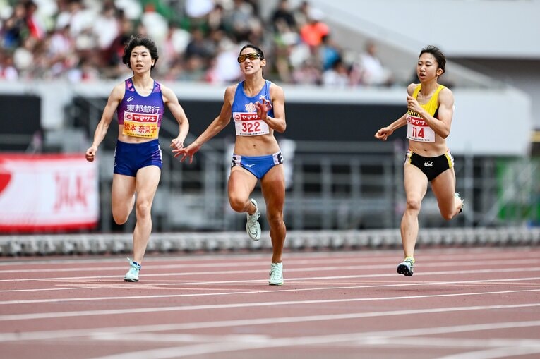 アジア選手権王者であり、昨年の日本選手権優勝者でもある松本はまさかの4位に終わった　©Yuki Suenaga