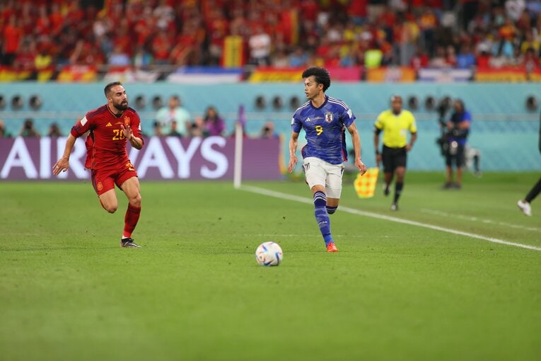 三笘薫の走り方（5枚目／全12枚） ©JMPA