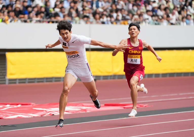 GGPの400ｍハードルでは日本歴代5位の記録で圧勝　©Satoshi Wada
