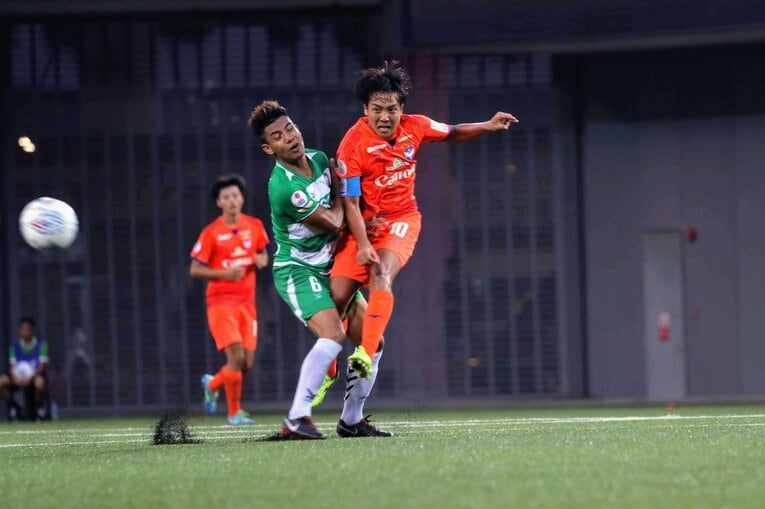 アルビレックス新潟シンガポール時代の仲村京雅　©︎Ayumu Nagami