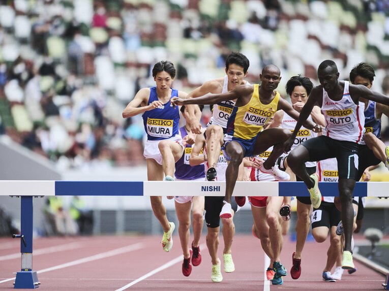 2022年の日本選手権での三浦　©Yuki Suenaga
