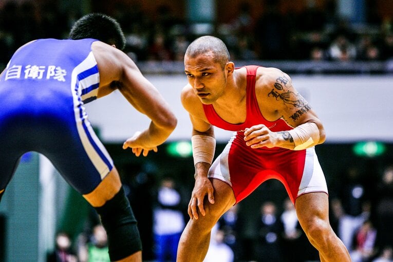 2005年、アマレスに復帰した際のKID