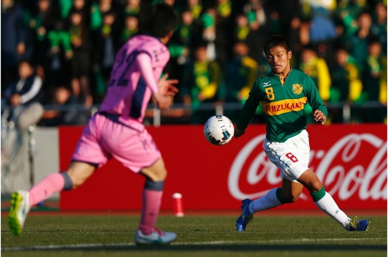 静岡学園時代の旗手©AFLO SPORT