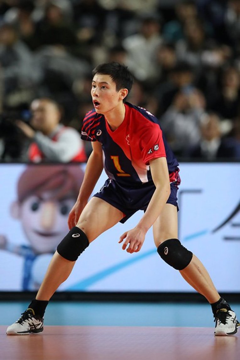 東山高3年時に春高を制した高橋藍　©Yohei Osada/AFLO SPORT