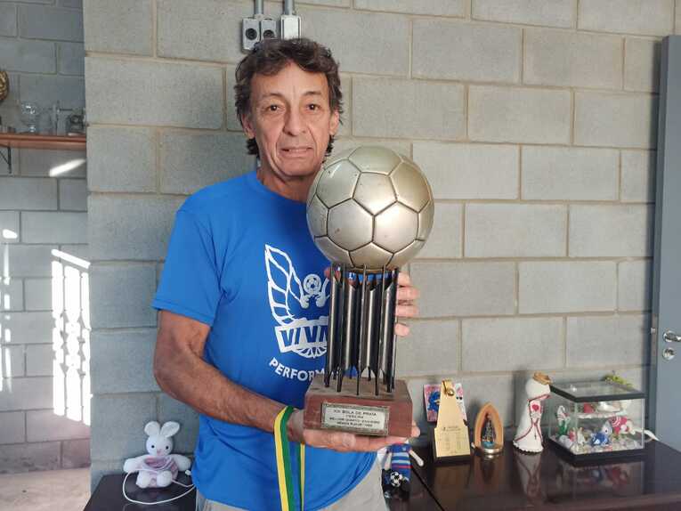 1988年、ブラジルのスポーツ誌「プラカール」はペレイラをブラジルリーグのベストイレブンに選出した　©Hiroaki Sawada