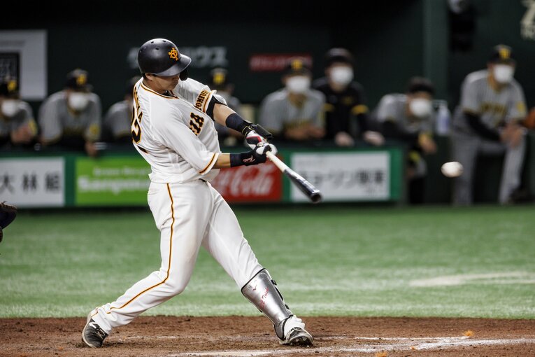 ヤクルトから移籍3年目の廣岡も覚醒が期待される　©︎Kiichi Matsumoto