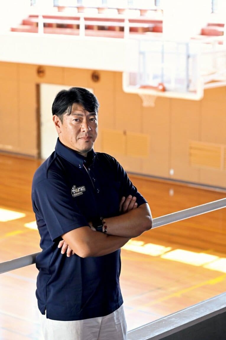 佐古賢一／1970年7月17日、神奈川県生まれ。現役時代は日本代表でPGとして活躍。'11年に引退後は日本代表のアシスタントコーチやレバンガ北海道のHCを務めた。今季、シーホース三河のシニアプロデューサーに就任　©Shimizu Takashi