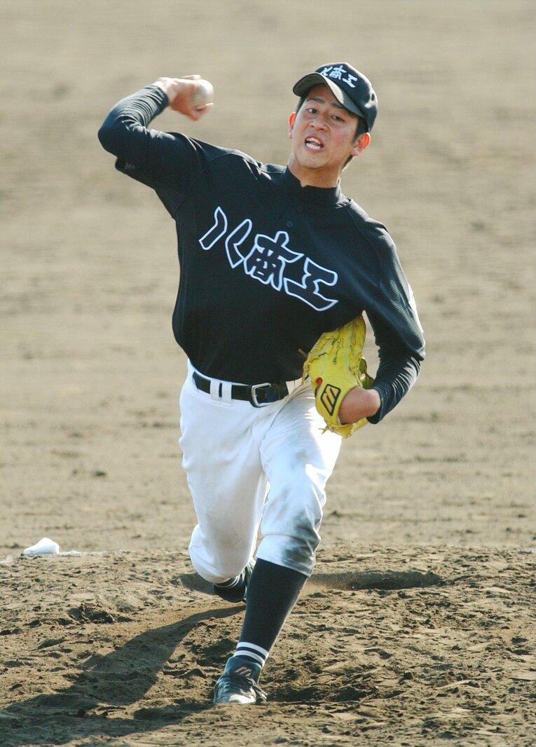 八重山商工時代の大嶺祐太、17歳　　©︎JIJI PRESS