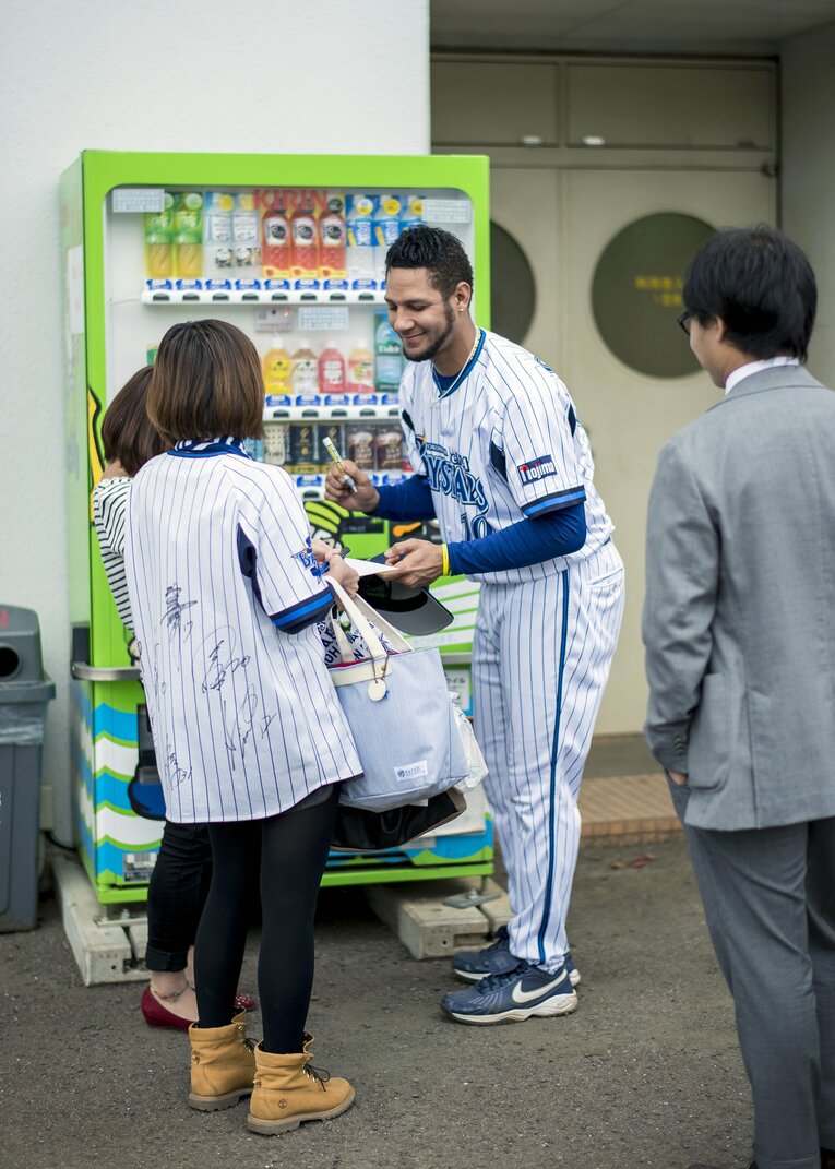 DeNA時代のグリエル　©Takuya Sugiyama