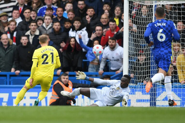エリクセンはプレミアでもゴールを決めている　©Getty Images