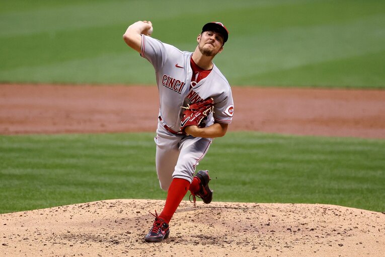 2020年、バウアーはシンシナティ・レッズで11試合に先発し、2完投2完封を記録。防御率とWHPはリーグトップでサイ・ヤング賞を獲得した　©︎Getty Images