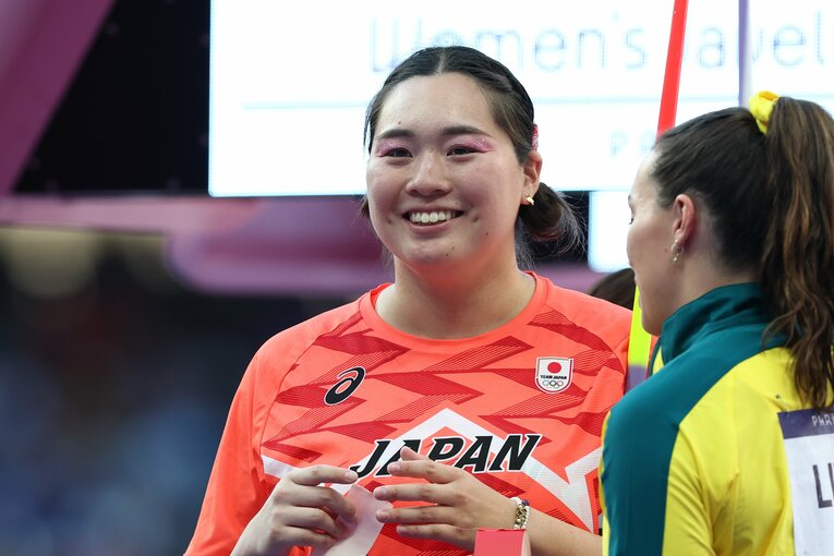 決勝前の北口榛花　©Ryosuke Menju/JMPA