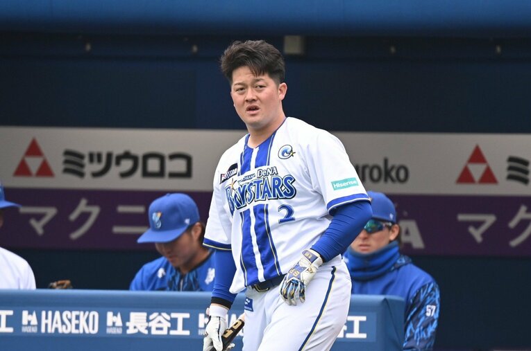 充実していたかに見えた昨シーズン、人知れず抱えていた苦悩を率直に語ってくれた牧秀悟 ／ photograph by Naoya Sanuki