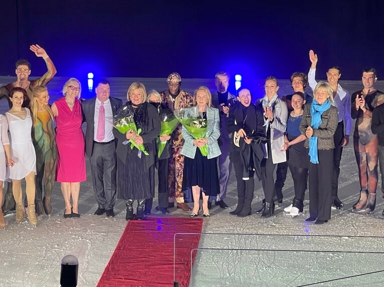 「Ice Theatre of New York」35周年を記念したガラパーティの様子　©Akiko Tamura