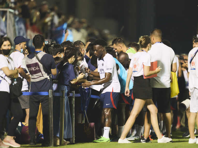 7月18日、有料の公開練習　©Yuki Suenaga