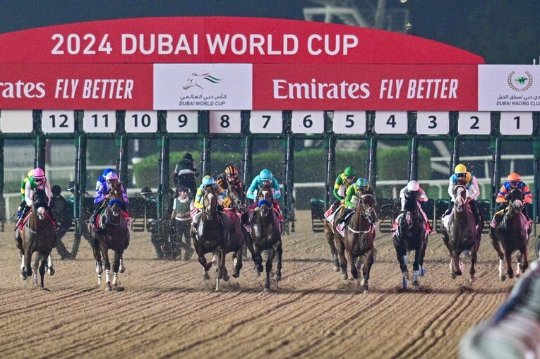 イスラム教圏のUAEやサウジアラビアでは馬券の発売は行われていない　©Getty Images