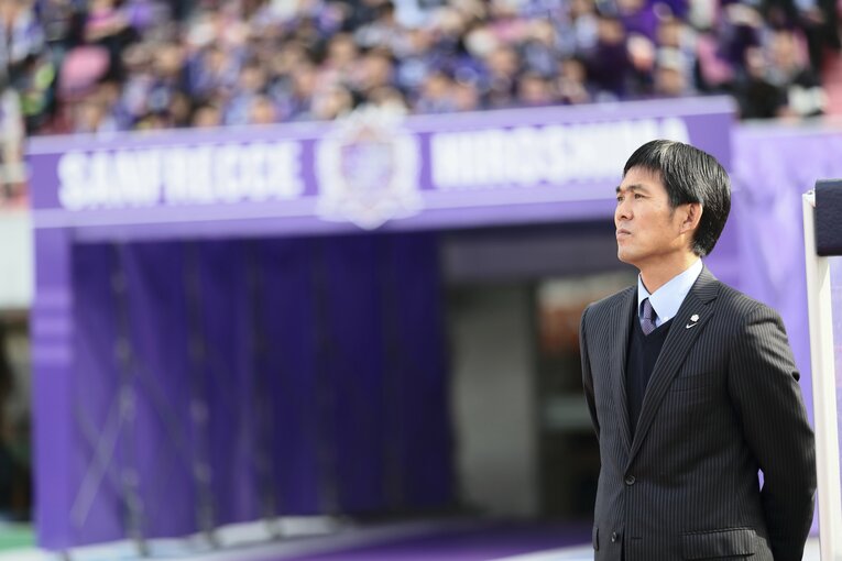 広島時代の森保監督（2015年）©︎Kiichi Matsumoto