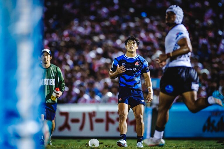 難敵フィジーを相手に劇的な逆転勝利を収めたフィジー戦　©Kiichi Matsumoto