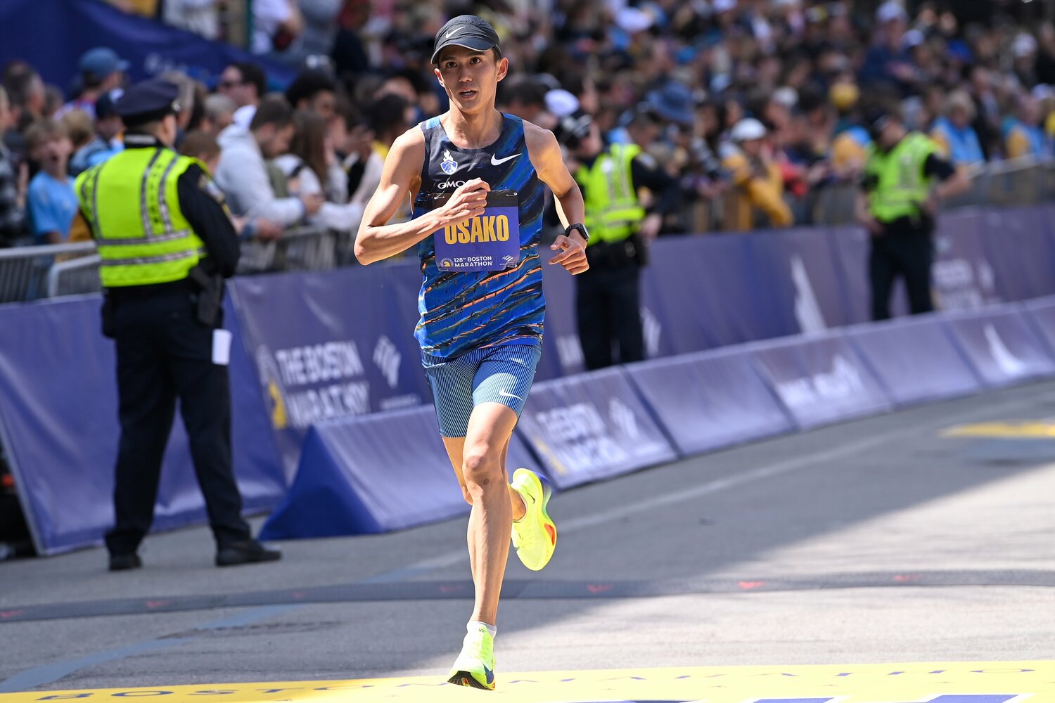 パリ五輪マラソン代表の大迫は2時間11分44秒で13位 ©JIJI PRESS