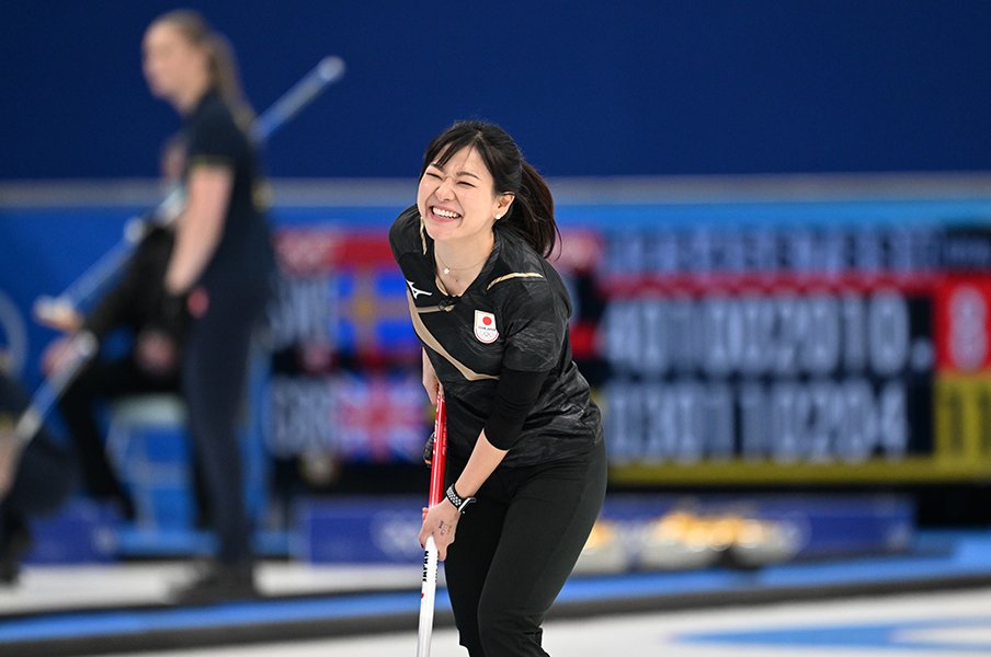 吉田知那美の笑顔は北京五輪でも見られた　©Naoya Sanuki/JMPA