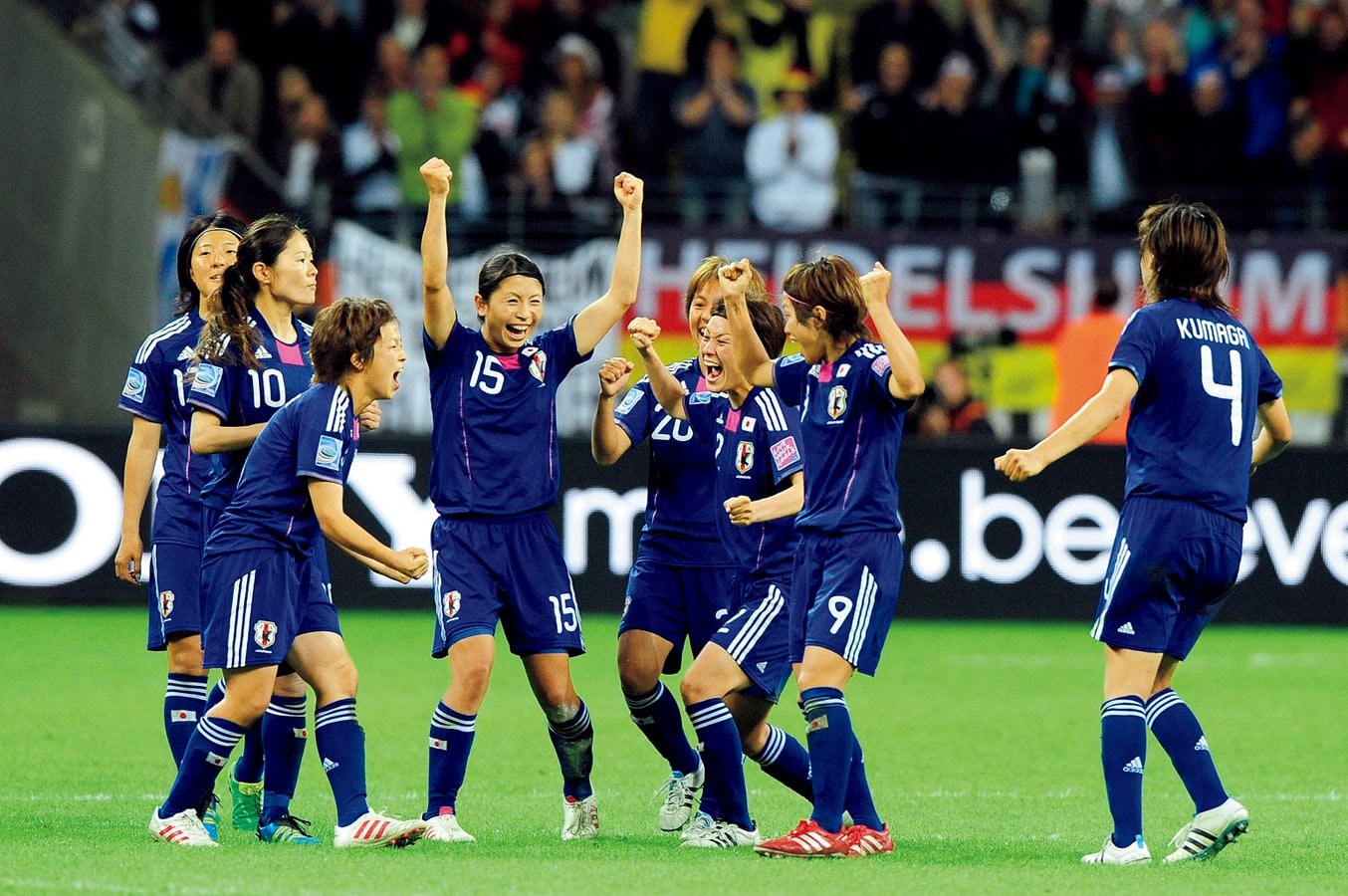 PK戦を制した'11年W杯決勝　AFLO / Getty Images / KYODO / Noriko Hayakusa